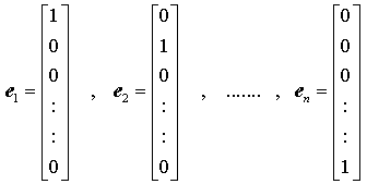 Spezielle Einheitsvektoren