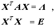 Ähnlichkeitstransformation einer symmetrischen Matrix, die mit einer Orthogonalmatrix auf Diagonalform transformiert