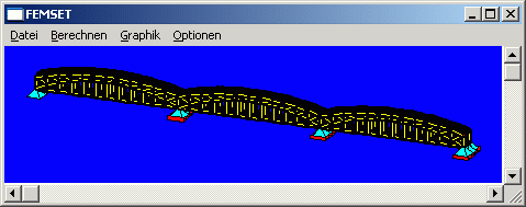 FEM-Modell der Hamburger Elbbrücken
