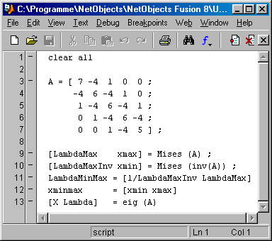 Matlab-Script MisesTest.m