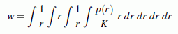 Vierfaches Integrieren liefert die allgemeine Lösung der inhomogenen Differenzialgleichung