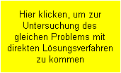 Hier klicken, um zur
Untersuchung des
gleichen Problems mit
direkten Lösungsverfahren
zu kommen